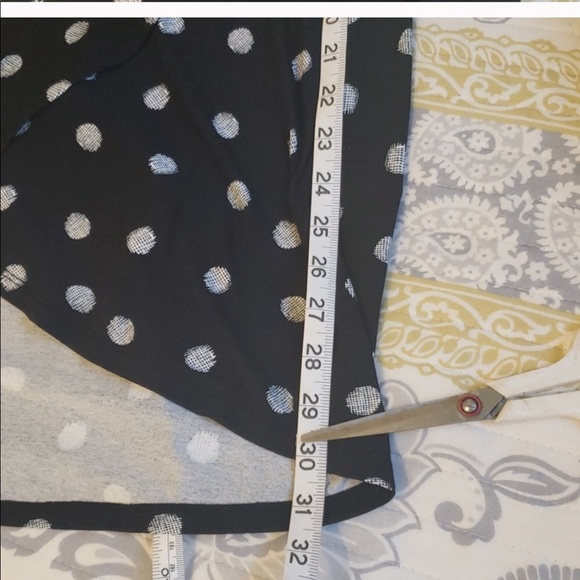 Adrienne Vittadini Polka Dot Faux Wrap Skirt - Picture 7 of 9